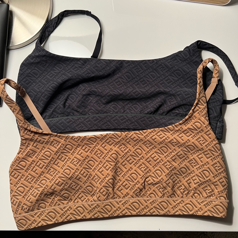 FENDI X SKIMS never worn bralettes in size Medium.